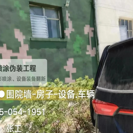 蚌埠数码迷彩漆施工